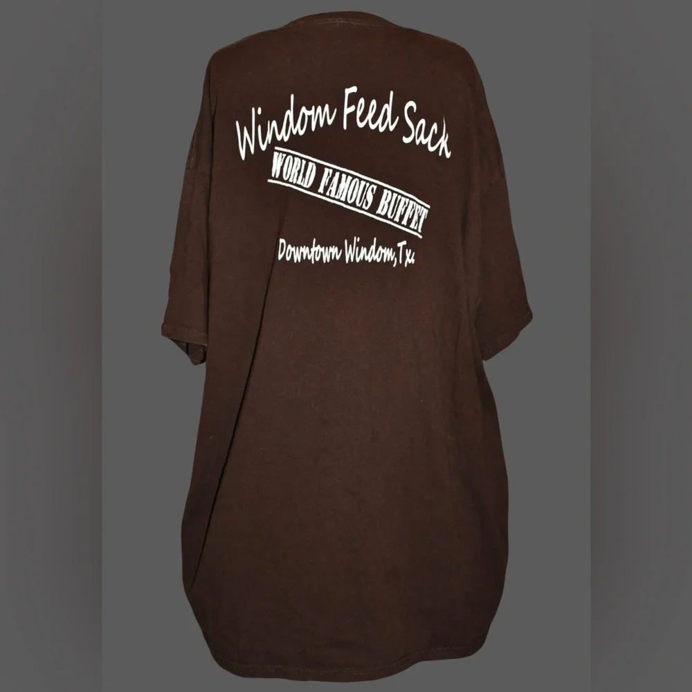 Port and Company Brown Short Sleeve Tee - Picture 2 of 3